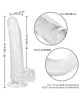 Load image into Gallery viewer, Size Queen 8" Dildo - Clear
