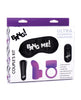 Carica l'immagine nel visualizzatore Galleria, Bang! Couple's Kit with RC Bullet, Blindfold, Cock Ring &amp; Finger Vibe - Purple
