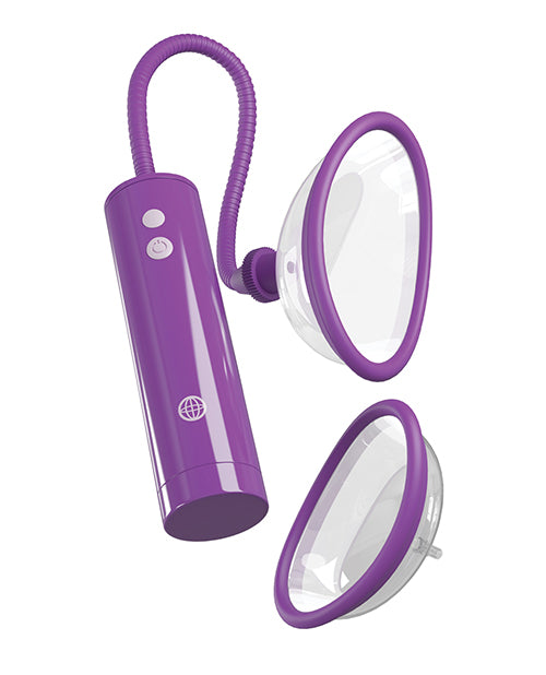 Load image into Gallery viewer, Fantasy For Her Rechargeable Pleasure Pump Kit - Purple
