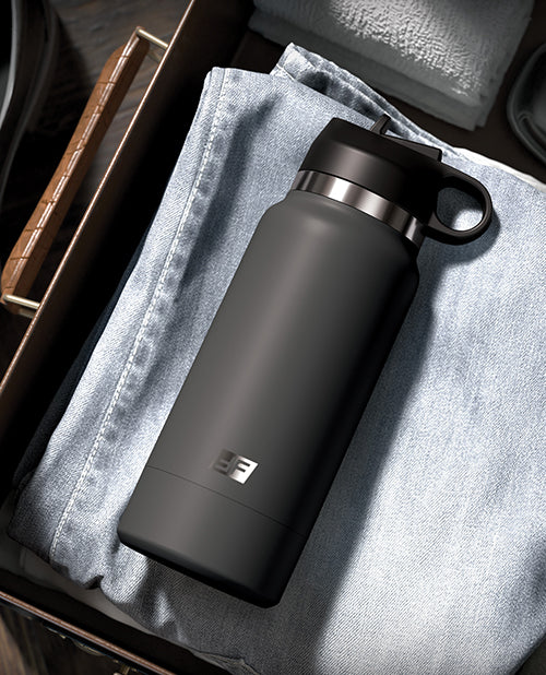 PDX Plus Fuck Flask Secret Delight Stroker - Light/Grey