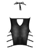 Load image into Gallery viewer, Lust Portia Mini Dress w/Plush Elastic Strapping Black S/M
