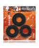 Load image into Gallery viewer, Oxballs Bonemaker 3 Pack Cockring Kit - Black
