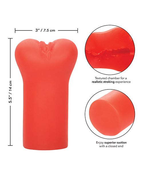 Billige Lystfølelser She-Devil Pussy Masturbator - Rød