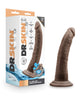 Ladda bilden i Galleri Viewer, Blush Dr Skin Glide 7.5 Inch Self Lubricating Dildo Chocolate
