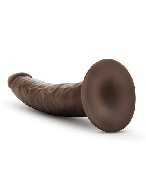 Blush Dr Skin Glide 7.5 Inch Self Lubricating Dildo Chocolate