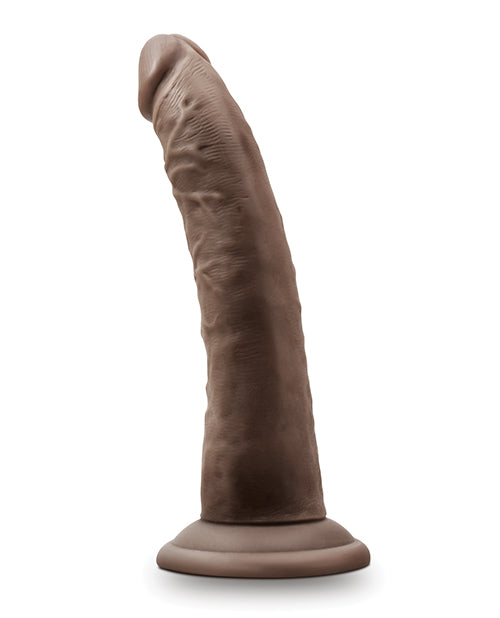 Blush Dr Skin Glide 7.5 Inch Self Lubricating Dildo Chocolate