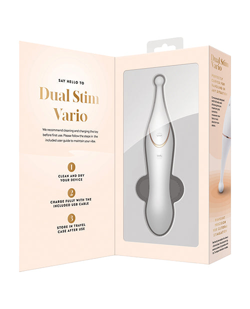 XGen Bodywand Podwójna Stymulacja Vario - Biały
