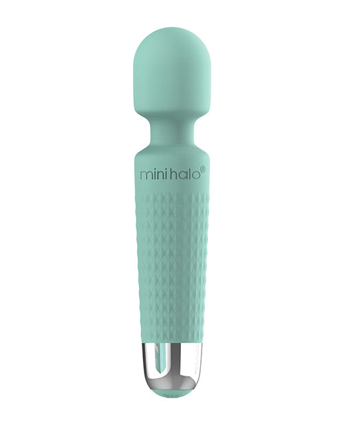 Mini Halo Wireless 20x Wand Mint Green Rechargeable Silicone Massager