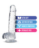 Ladda bilden i Galleri Viewer, Blush Naturally Yours 6 Inch Crystalline Dildo Diamond Suction Cup Base
