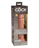 Charger l'image dans la visionneuse de la galerie, King Cock Elite 8" Dual Density Vibrating Silicone Cock - Tan
