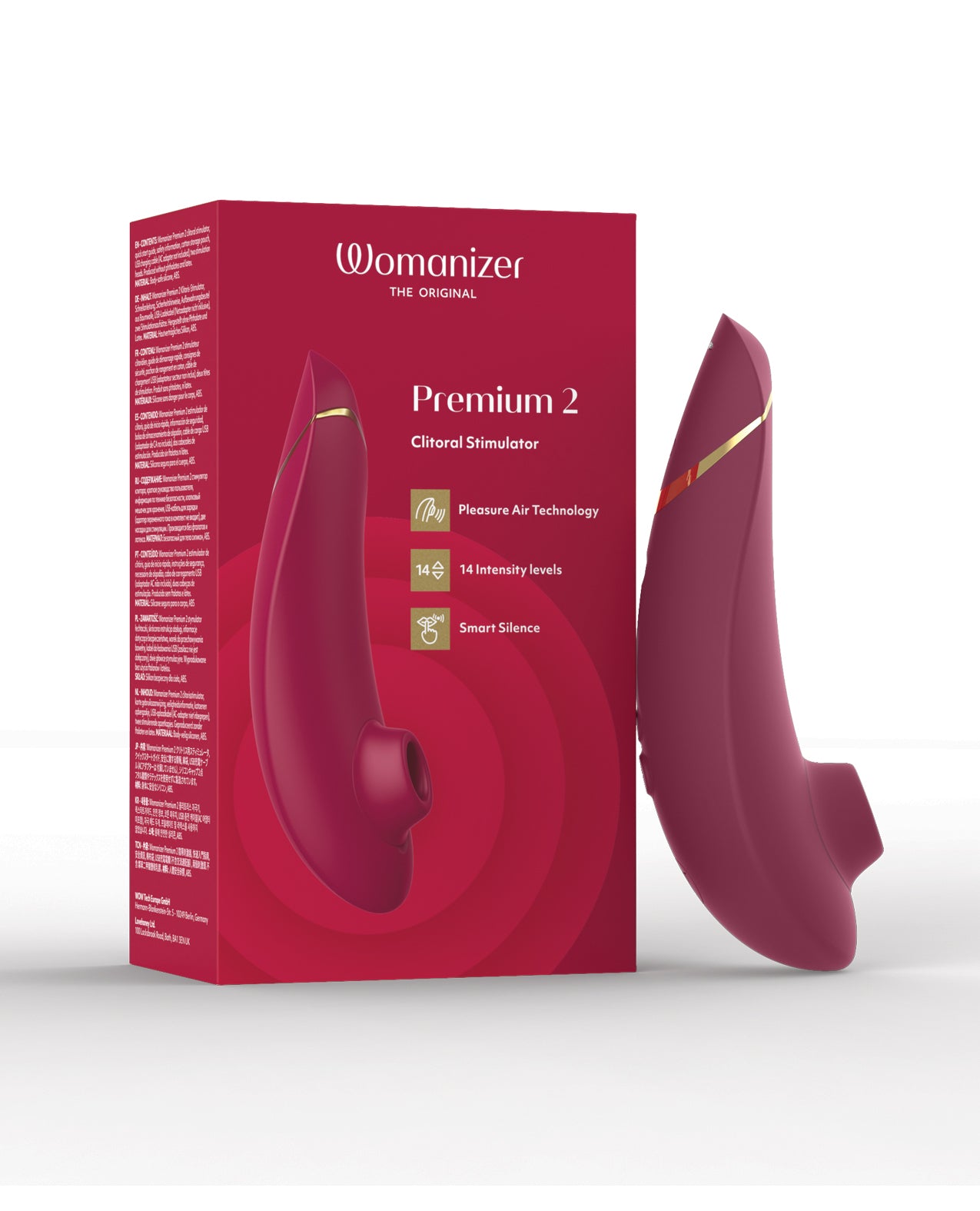 Womanizer Premium 2 - Bordeaux