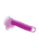 Charger l'image dans la visionneuse de la galerie, Curve Toys Lollicock 7" Glow In The Dark Silicone Dildo w/Balls - Purple
