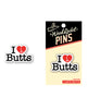 Încărcați imaginea în vizualizatorul Galerie, Wood Rocket I Love Butts Enamel Pin
