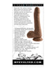 Load image into Gallery viewer, Evolved Peek A Boo Vibrating Dildo - Dark
