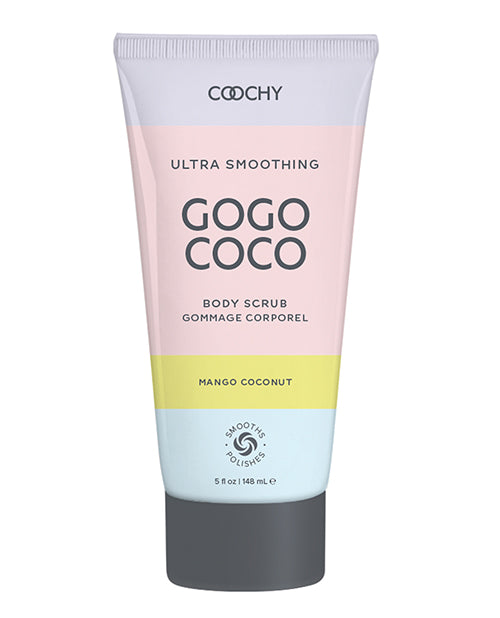Coochy Ultra Smoothing Body Scrub Mango Coconut 5 Oz For Sensitive Skin
