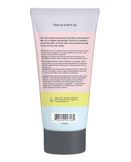 Coochy Ultra Smoothing Body Scrub Mango Coconut 5 Oz For Sensitive Skin