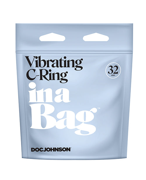 No ETA In A Bag Vibrating C Ring Black With Removable Bullet