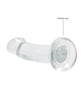 Load image into Gallery viewer, Shots RealRock Crystal Clear 7" Dildo - Transparent
