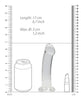 Load image into Gallery viewer, Shots RealRock Crystal Clear 7" Dildo - Transparent
