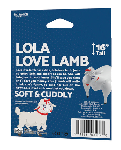 Lola Love Lamb Blow Up Sheep Inflatable Toy 16 Inch Tall