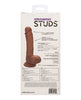 Indlæs billede i gallerifremviser, Studs Dual Density Silicone 5" Dildo - Brown
