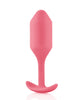 Lataa kuva gallerian katseluohjelmaan, b-Vibe Weighted Snug Plug 2 - 114 g Coral
