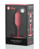 Lataa kuva gallerian katseluohjelmaan, b-Vibe Weighted Snug Plug 2 - 114 g Coral
