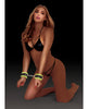 Indlæs billede i gallerifremviser, WhipSmart Glow in the Dark Deluxe Detachable Buckle Cuffs - Green
