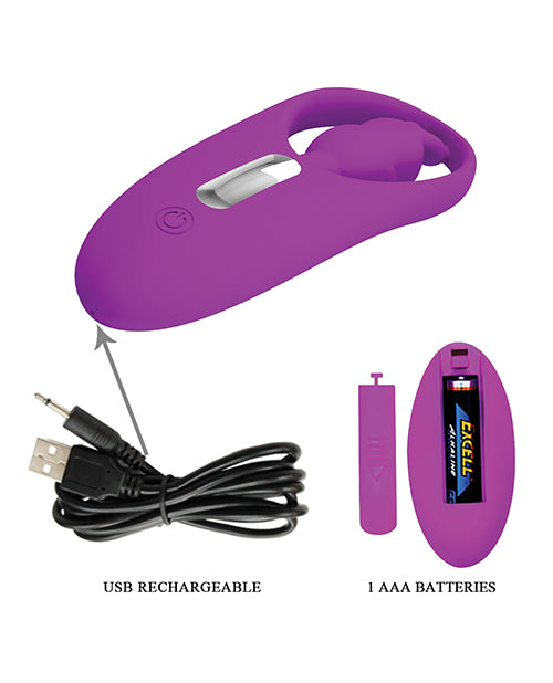 Pretty Love Wild Rabbit Vibrador para Braguita con Braguita Gratis - Fucsia