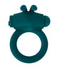 Carica l'immagine nel visualizzatore Galleria, Playboy Pleasure Bunny Buzzer Cock Ring - Deep Teal
