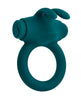 Carica l'immagine nel visualizzatore Galleria, Playboy Pleasure Bunny Buzzer Cock Ring - Deep Teal
