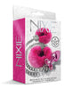 Load image into Gallery viewer, Nixie Metal Butt Plug w/Inlaid Jewel &amp; Fur Cuff Set - Pink Metallic
