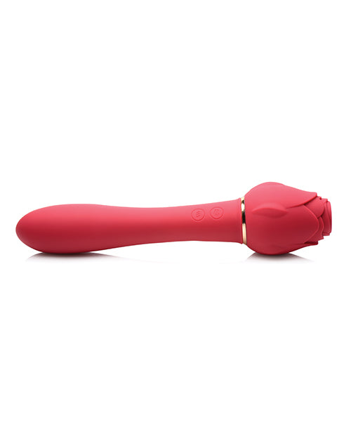 Inmi Bloomgasm Sweet Heart Rose 5X Suction and 10X Vibrator Red