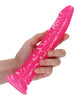 Ladda bilden i Galleri Viewer, Shots RealRock 9" Slim Dildo Glow in the Dark - Neon Pink
