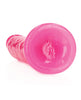 Ladda bilden i Galleri Viewer, Shots RealRock 9" Slim Dildo Glow in the Dark - Neon Pink
