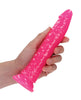 Load image into Gallery viewer, Shots RealRock 8" Slim Dildo Glow in the Dark - Neon Pink
