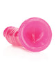 Load image into Gallery viewer, Shots RealRock 8" Slim Dildo Glow in the Dark - Neon Pink
