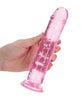 Załaduj obraz do przeglądarki galerii, Shots RealRock Crystal Clear 8" Straight Dildo w/Suction Cup - Pink
