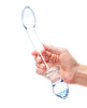 Cargue la imagen en el visor de la galería, Glas 9.5&quot; Double Play Dual Ended Dildo - Clear
