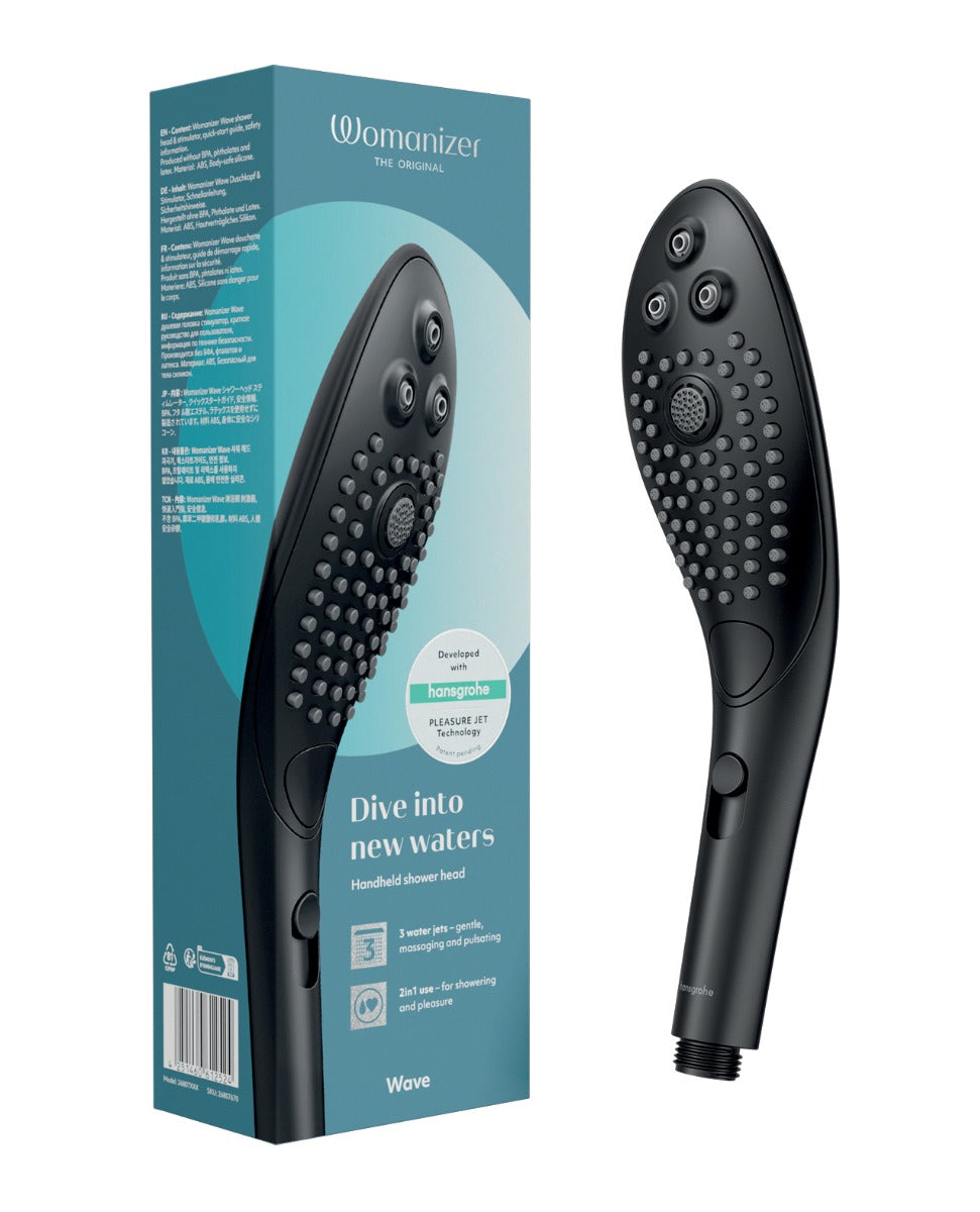 Womanizer Wave Duschkopf - Schwarz