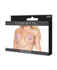 Bild in den Galerie-Viewer laden, Darque Studded Cross Reusable Pasties w/Chain - Pink O/S
