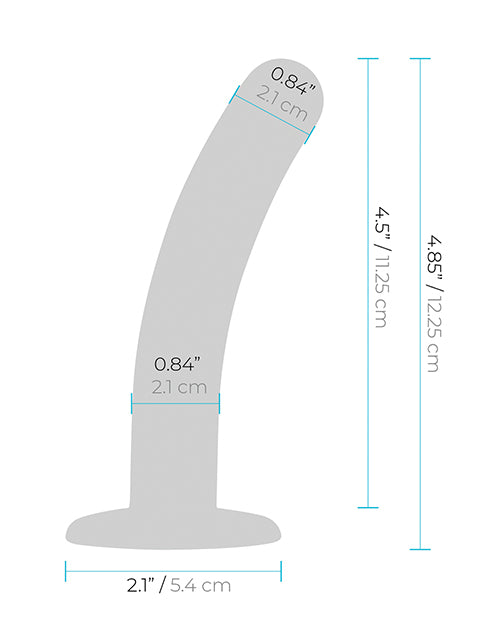 Lux Fetish 5" Dildo w/Red Heart Strap On Harness Set