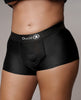 Bild in den Galerie-Viewer laden, Shots Ouch Vibrating Strap On Boxer - Black XL/XXL
