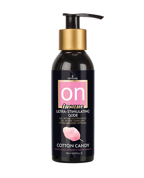 ON Insane Ultra Stimulating Glide - 4.23 oz Cotton Candy