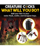 Load image into Gallery viewer, Creature Cocks Fire Demon Keychain - Red/Black
