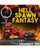 Load image into Gallery viewer, Creature Cocks Fire Demon Keychain - Red/Black
