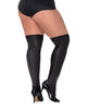 Carregar imagem no visualizador da Galeria, Wet Look Thigh Highs Black QN
