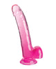 Carica l'immagine nel visualizzatore Galleria, King Cock Clear 9" Cock w/Balls - Pink
