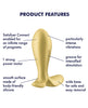 Cargue la imagen en el visor de la galería, Satisfyer Intensity Plug - Gold
