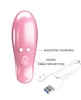 Lataa kuva gallerian katseluohjelmaan, Pretty Love Leaf Wireless Vibrating Nipple Clamps - Pink
